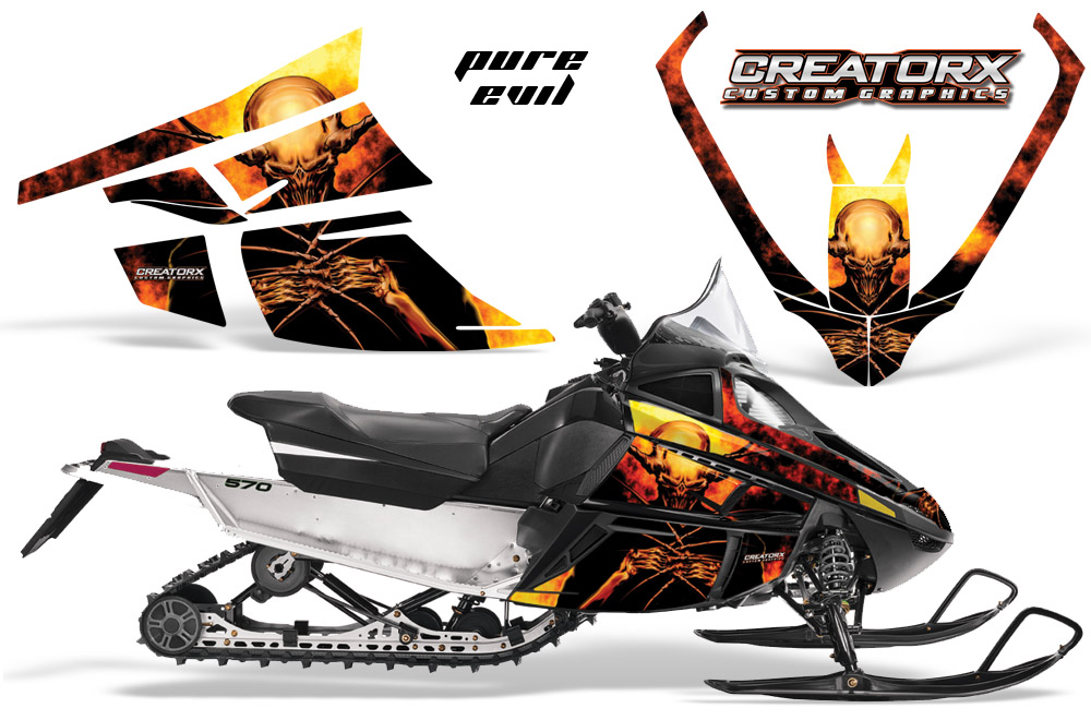 Arctic Cat F Series Graphics Kit Pure Evil